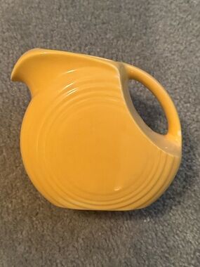 Fiestaware Yellow Disc Pitcher
